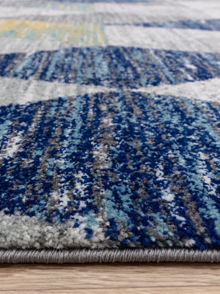 Asiatic Rugs Blue Muse Harlequin Rug - Image 8 of 8