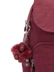 Kipling Red City Zip Mini Lounge Wine - Image 5 of 6