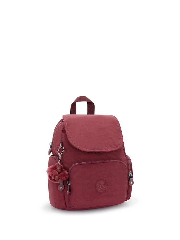 Kipling Red City Zip Mini Lounge Wine - Image 6 of 6