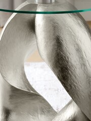 Silver Loop Side Table - Image 3 of 6