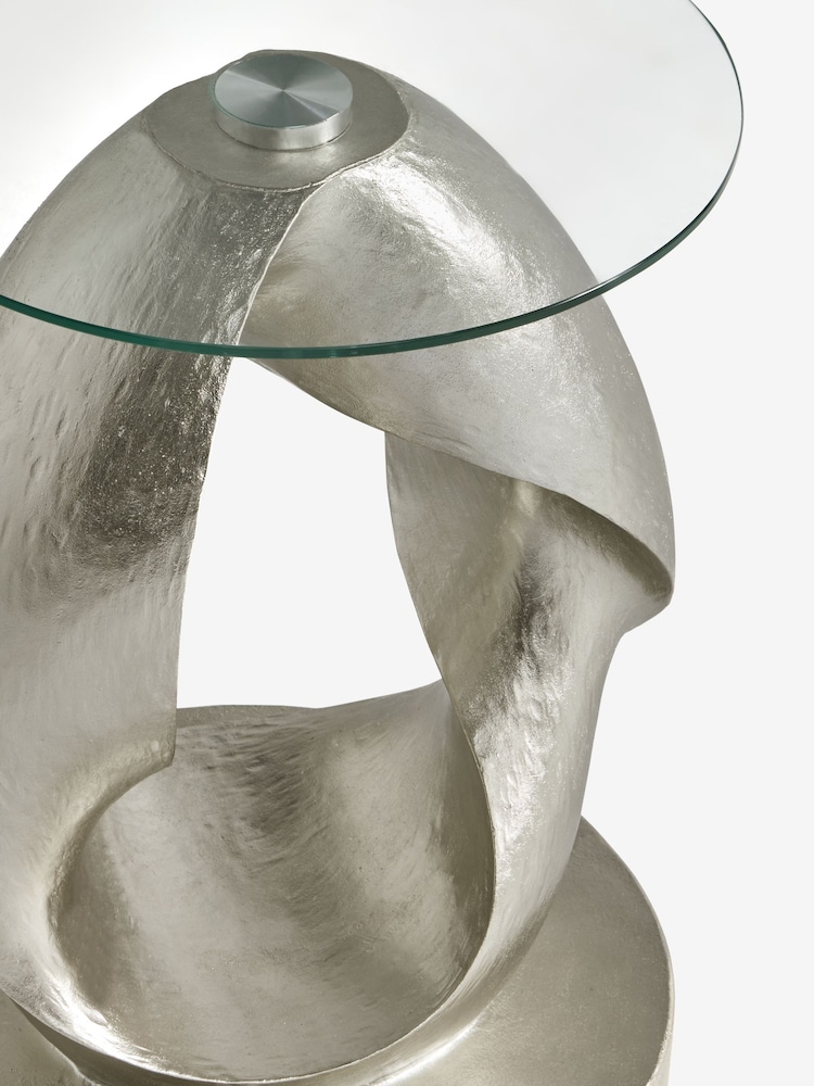 Silver Loop Side Table - Image 6 of 6