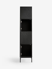 Black Marlow Oak Effect Corner Bookcase - Image 5 of 7