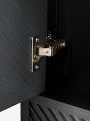 Black Marlow Oak Effect Corner Bookcase - Image 8 of 8