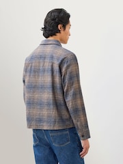 Percival Brown Luton Check Overshirt - Image 4 of 9
