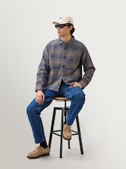 Percival Brown Luton Check Overshirt - Image 8 of 9