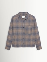 Percival Brown Luton Check Overshirt - Image 9 of 9