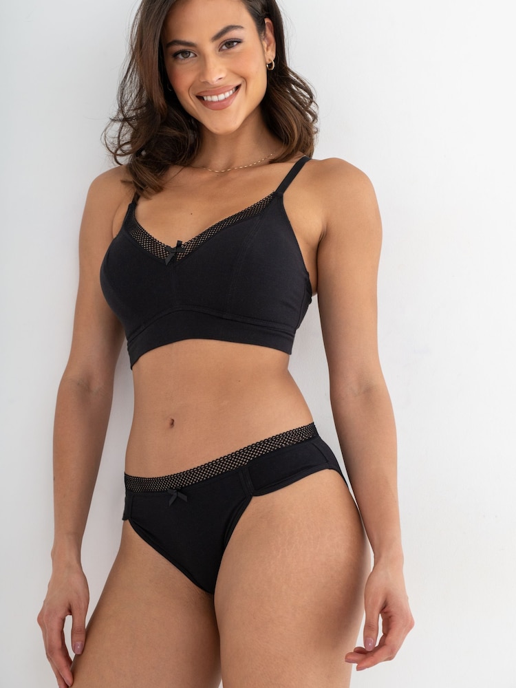 Pour Moi Black Love To Lounge Knickers - Image 2 of 4