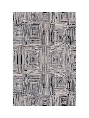 Blue Kuza Portrait Lustre Rug - Image 2 of 6