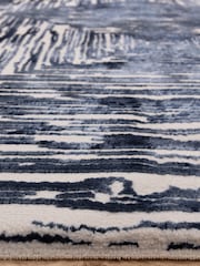 Blue Kuza Portrait Lustre Rug - Image 5 of 6