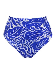 Pour Moi Blue High Waist Laguna Beach Reversible Bikini Bottom - Image 3 of 4