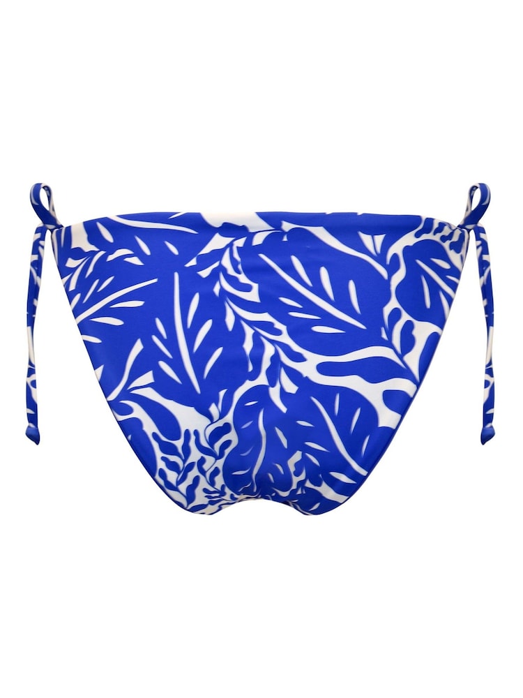 Pour Moi Blue Tie Side Laguna Beach Reversible Bikini Bottom - Image 4 of 4