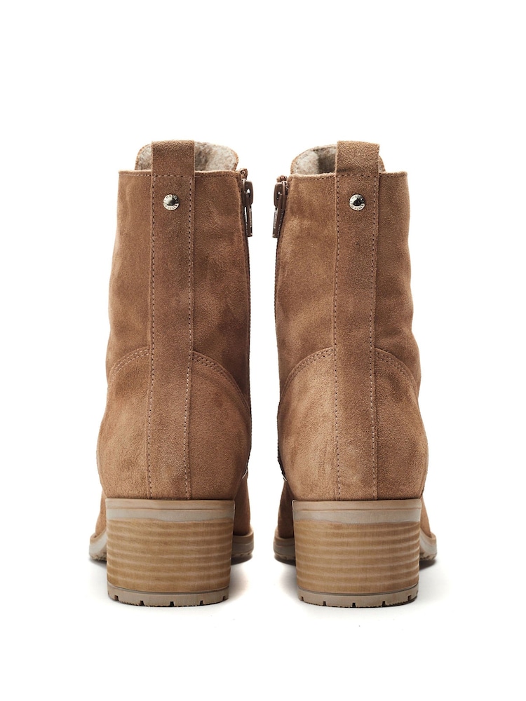 Moda in Pelle BEZZIE LACE UP LEATHER ANKLE BOOT - Image 4 of 4