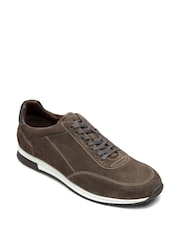 Loake Grey Suede Trainers - Image 2 of 3
