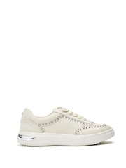 Moda in Pelle Bay Studded Chunky Sole Leather Trainers - Image 1 of 4