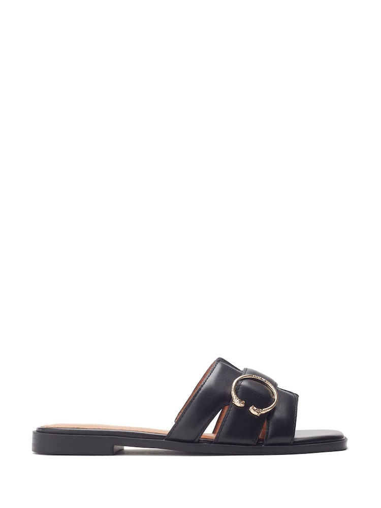 Moda in Pelle Liatris Woven Square Toe Leather Sandal - Image 1 of 4