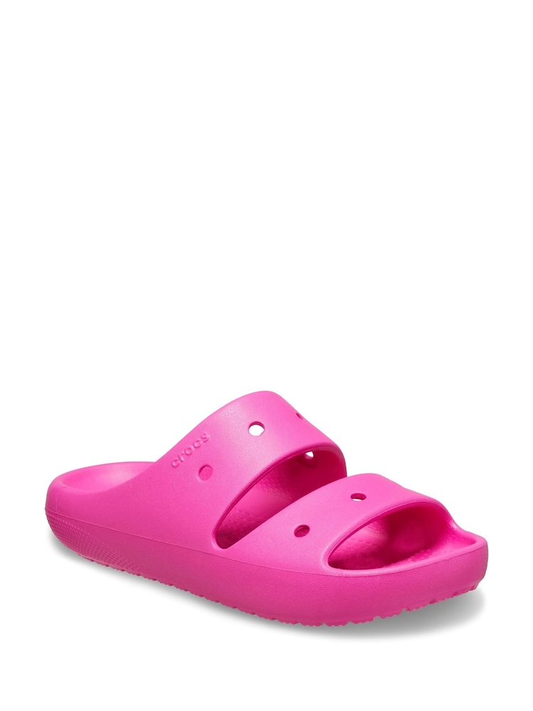 Crocs Pink Classic Sandals - Image 2 of 4