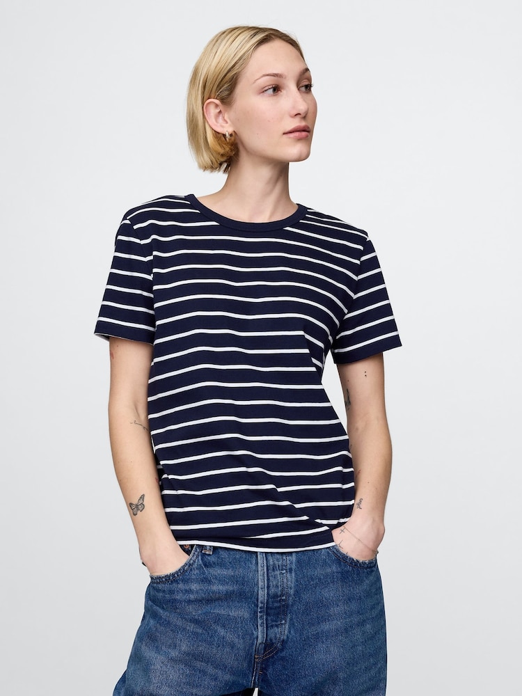 Gap Navy Blue VintageSoft T-Shirt - Image 1 of 5