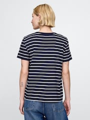 Gap Navy Blue VintageSoft T-Shirt - Image 2 of 5