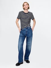 Gap Navy Blue VintageSoft T-Shirt - Image 3 of 5