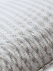 Laura Ashley Natural Cornish Chenille Stripe Cushion - Image 2 of 5