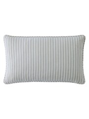 Laura Ashley Natural Cornish Chenille Stripe Cushion - Image 4 of 5