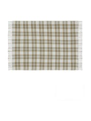 Laura Ashley Olive Padbury Check Throw - Image 4 of 4