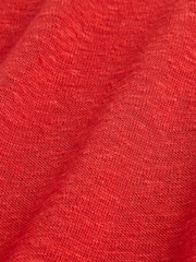 Rojo - Gap Linen-Blend Crew Neck Shell T-Shirt - Imagen 5 de 5