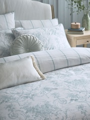 Laura Ashley Set of 2 Seaspray Tuileries 200 Thread Count Pillowcases - Image 2 of 4