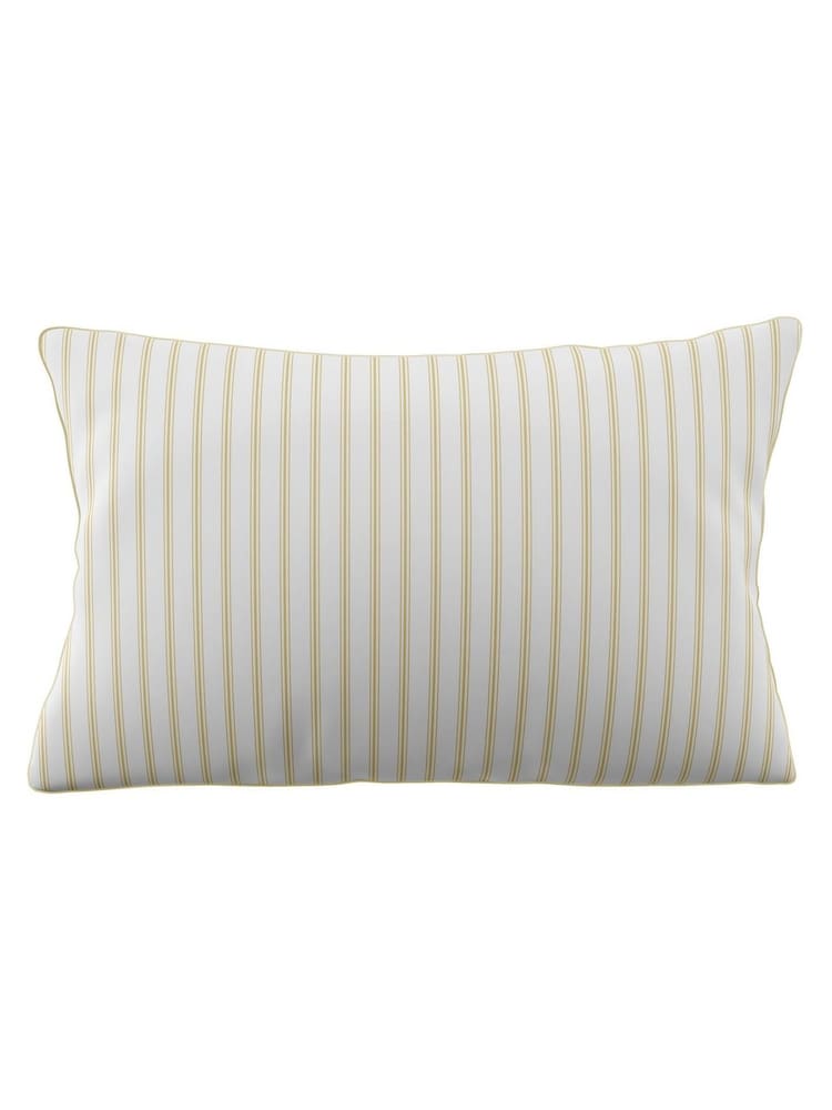 Laura Ashley Set of 2 Ochre Yellow Walled Garden 200 Thread Count Pillowcases - Image 4 of 4