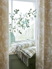 Laura Ashley Caramel Lloyd Eyelet Curtains - Image 4 of 4