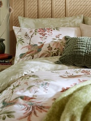 Laura Ashley Set of 2 MultiSage Attleton 220 Thread Count Pillowcases - Image 1 of 5