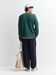 Folk Green Chain Crew Jumper - Image 3 of 4