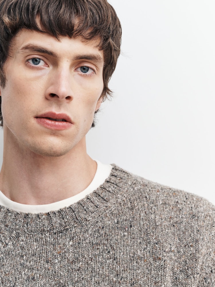 Folk Natural Chain Crew Jumper - Image 4 of 4