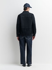 Folk Black Assembly Worker Jacket - Image 3 of 6