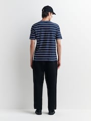 Folk Blue Microstripe T-Shirt - Image 2 of 4