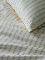 Laura Ashley Ochre Yellow Walled Garden 200 Thread Count Duvet Cover and Pillowcase Set - Image 3 of 7
