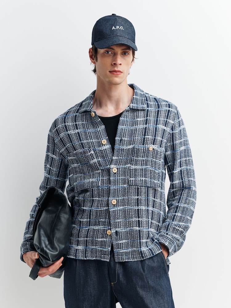 Folk Blue Patch Overshirt - Image 1 of 6