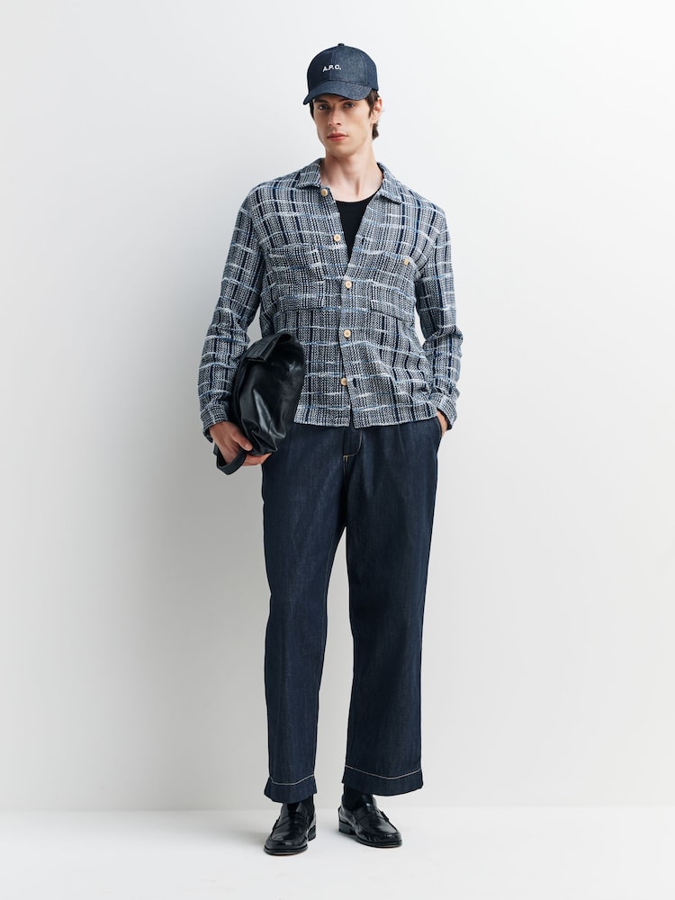 Folk Blue Patch Overshirt - Image 2 of 6