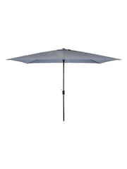 Charles Bentley Light Grey Rectangular Garden Parasol - Image 5 of 5