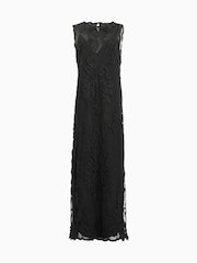 AllSaints Black Rye Embroidery Dress - Image 11 of 11