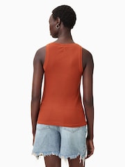 AllSaints Red Rina Tank - Image 2 of 8