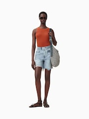 AllSaints Red Rina Tank - Image 3 of 8