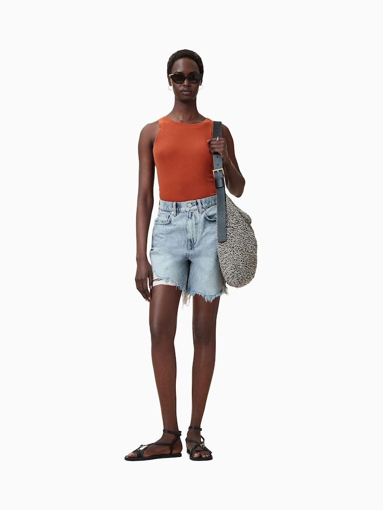 AllSaints Red Rina Tank - Image 3 of 8