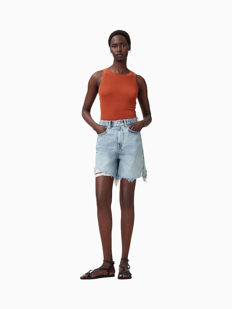 AllSaints Red Rina Tank - Image 4 of 8