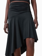 AllSaints Black Annalie Skirt - Image 3 of 10