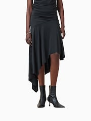 AllSaints Black Annalie Skirt - Image 5 of 10