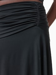 AllSaints Black Annalie Skirt - Image 6 of 10