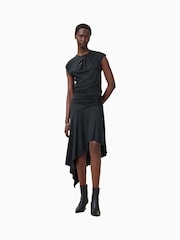 AllSaints Black Annalie Skirt - Image 9 of 10