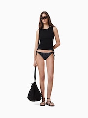 AllSaints Black Saph Bikini Bottoms - Image 3 of 7