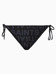 AllSaints Black Saph Bikini Bottoms - Image 7 of 7
